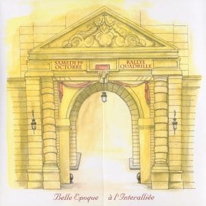 carton d'invitation à un rallye